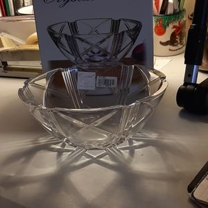 Crystal Clear Paris Bowl NWT